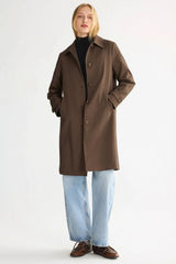 Orolay-Single-Breasted Trench-#color_coffee
