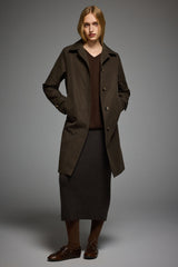 Orolay-Single-Breasted Trench-#color_coffee