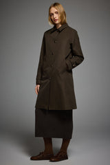 Orolay-Single-Breasted Trench-#color_coffee