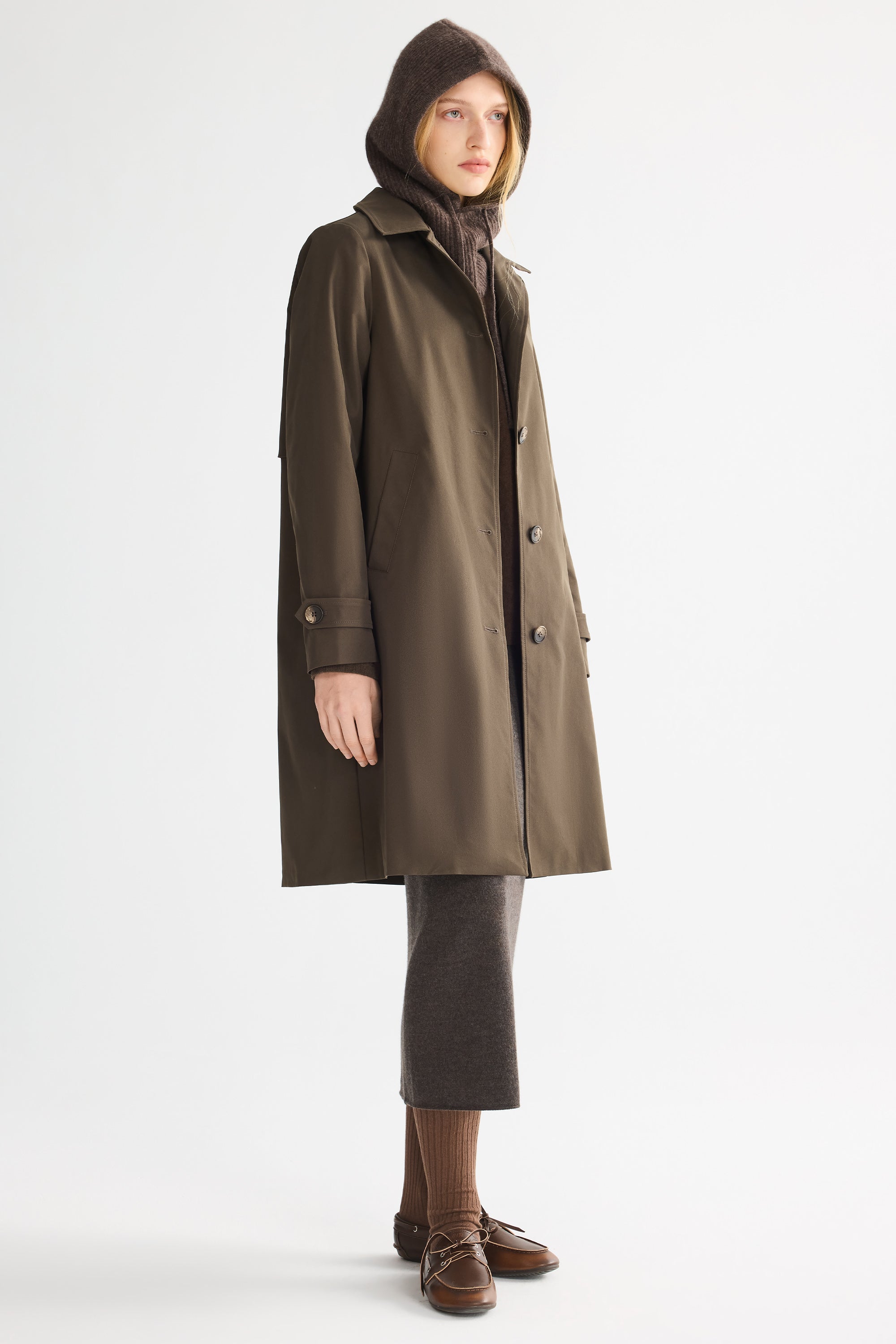 Orolay-Single-Breasted Trench-#color_coffee