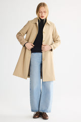 Single-Breasted Trench from Orolay - #color_Frosted Almond