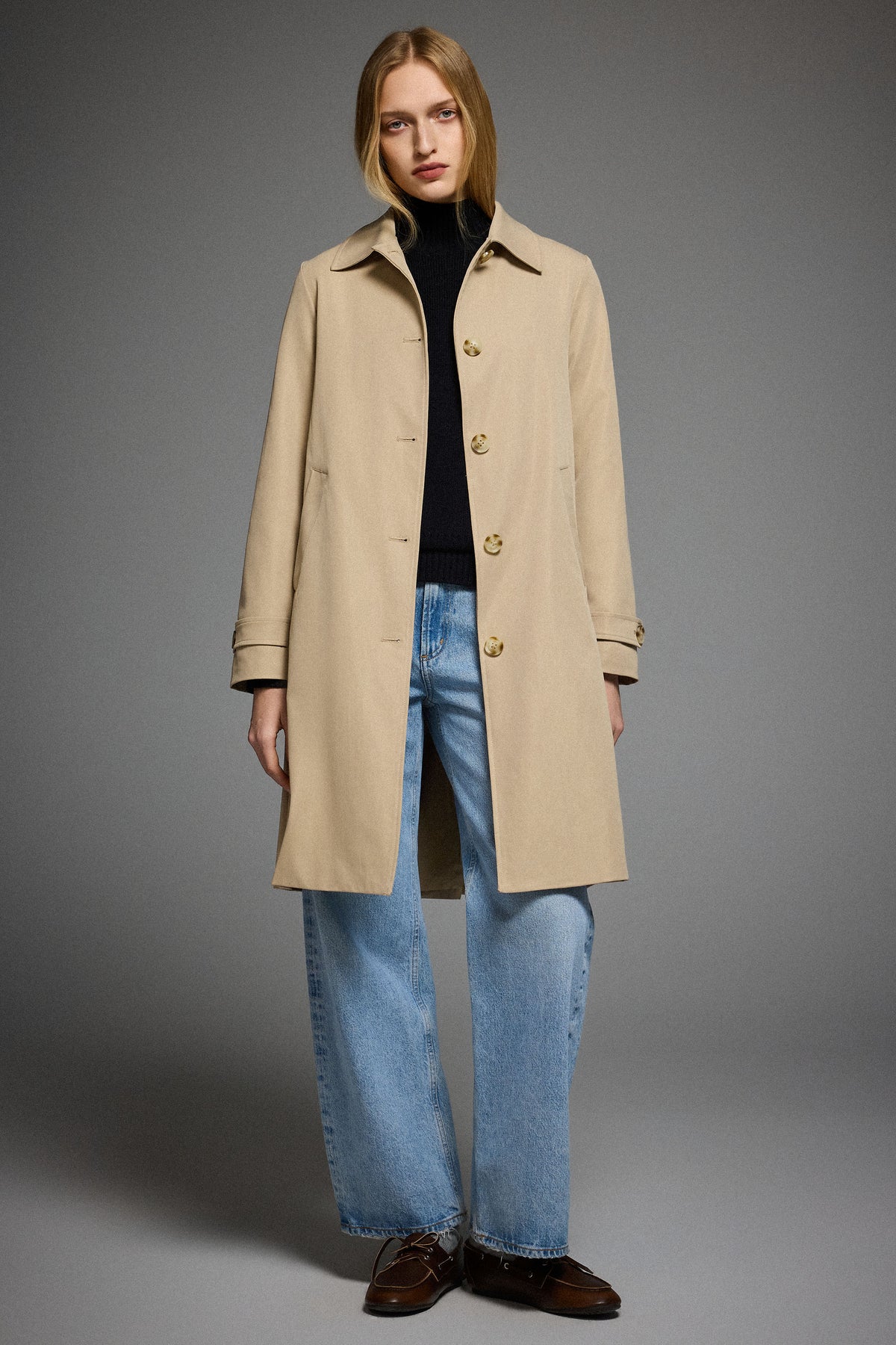 Single Breasted Hudson Trench Coat