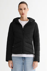 OROLAY Slim-Fit Quilted Hybrid Jacket #color_black