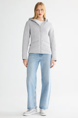 OROLAY Slim-Fit Quilted Hybrid Jacket #color_gray