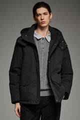 Super Warm Down Parka with Hood Orolay #color_black