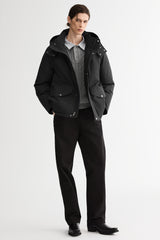 Super Warm Down Parka with Hood Orolay #color_black
