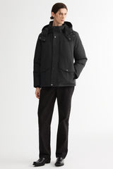 Super Warm Down Parka with Hood Orolay #color_black
