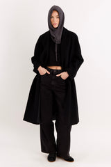 Wool Blend Knit Hood #color_darkgray