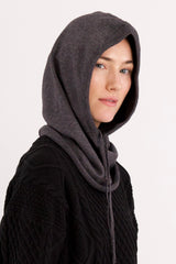 Wool Blend Knit Hood #color_darkgray