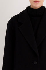 orolay Maxi Wool Coat 4-Button #color_black