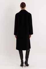 orolay Maxi Wool Coat 4-Button #color_black