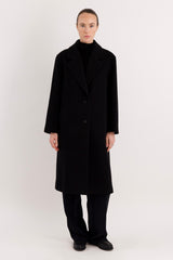 orolay Maxi Wool Coat 4-Button #color_black