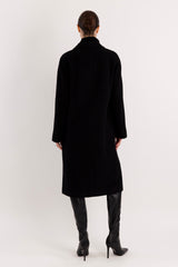 Maxi Wool Coat 2-Button OROLAY #color_black