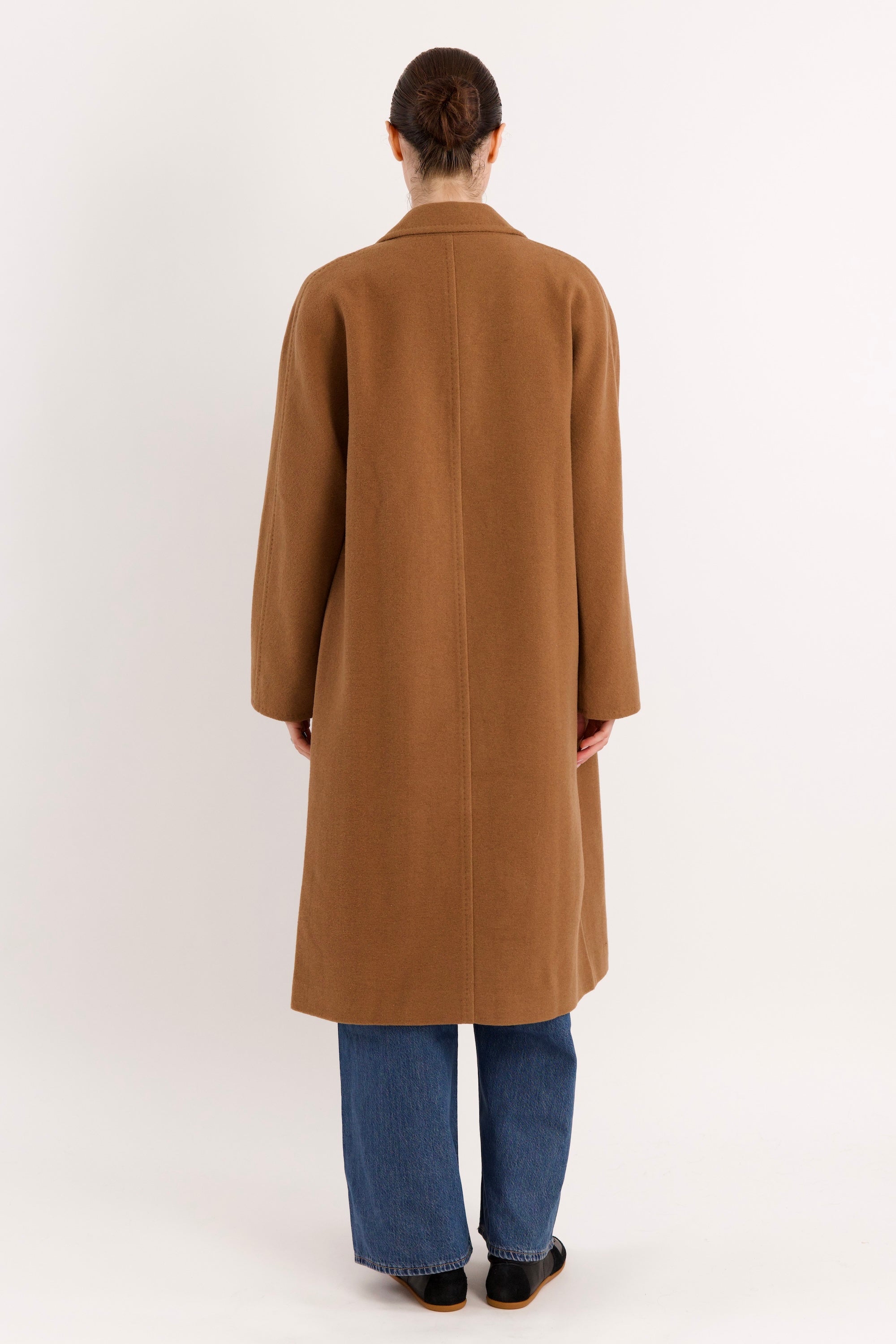 Maxi Wool Coat 2-Button OROLAY #color_camel