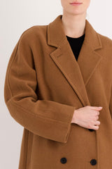 Maxi Wool Coat 2-Button OROLAY #color_camel