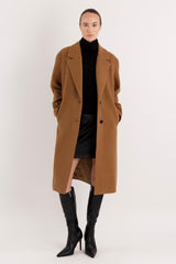 orolay Maxi Wool Coat 4-Button #color_camel