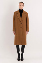 orolay Maxi Wool Coat 4-Button #color_camel