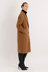orolay Maxi Wool Coat 4-Button #color_camel