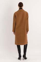 orolay Maxi Wool Coat 4-Button #color_camel