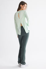 Workout Long Sleeve Tops OROLAY #color_light green