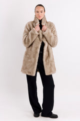 Mid-Length Faux Fur Coat orolay #color_beige