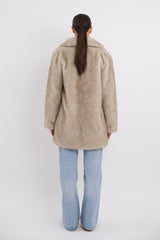 Mid-Length Faux Fur Coat orolay #color_beige
