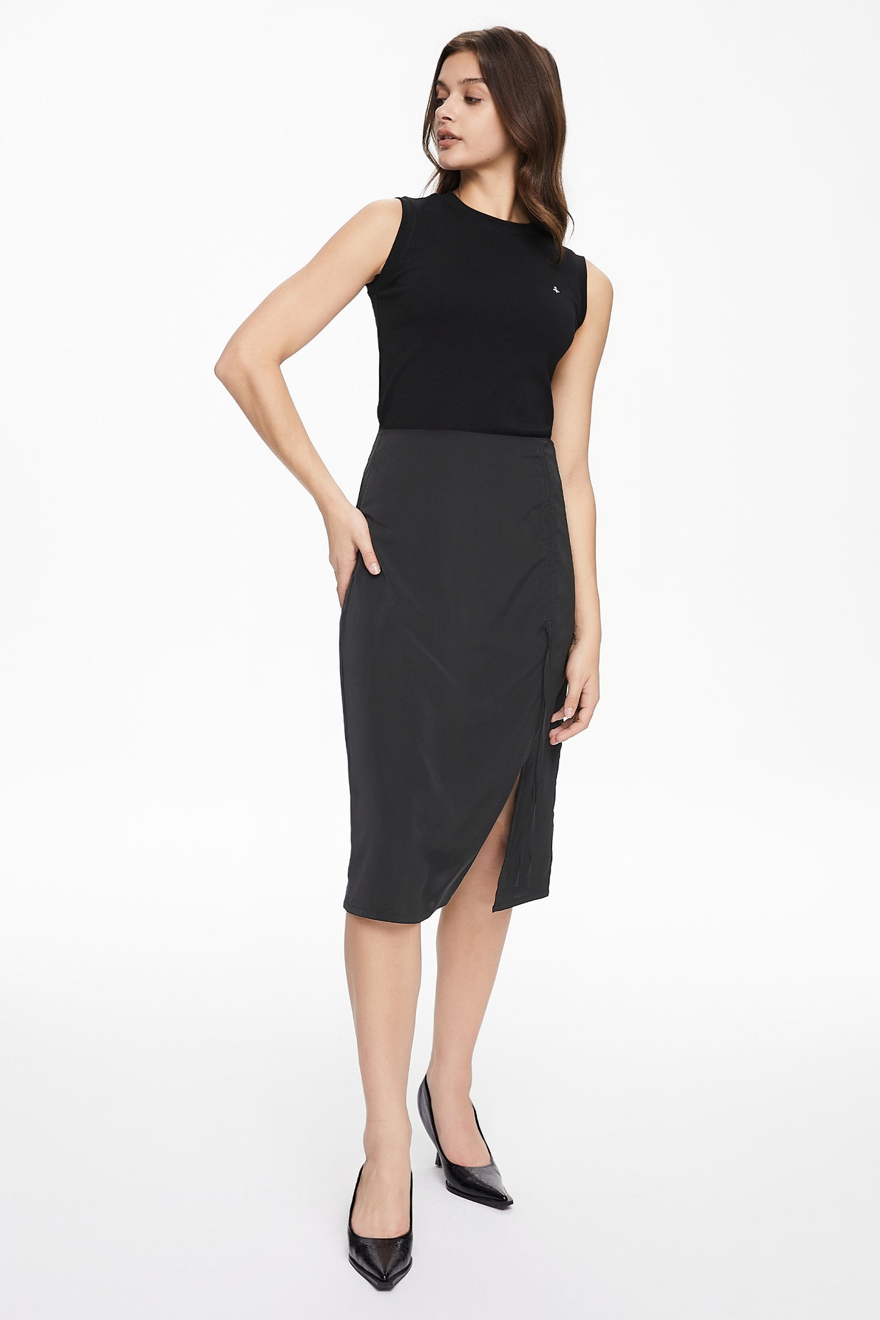Elegant Black Office Career Chic Blazer main image 1