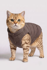Puff-O Pet Puffer Jacket #color_coffee