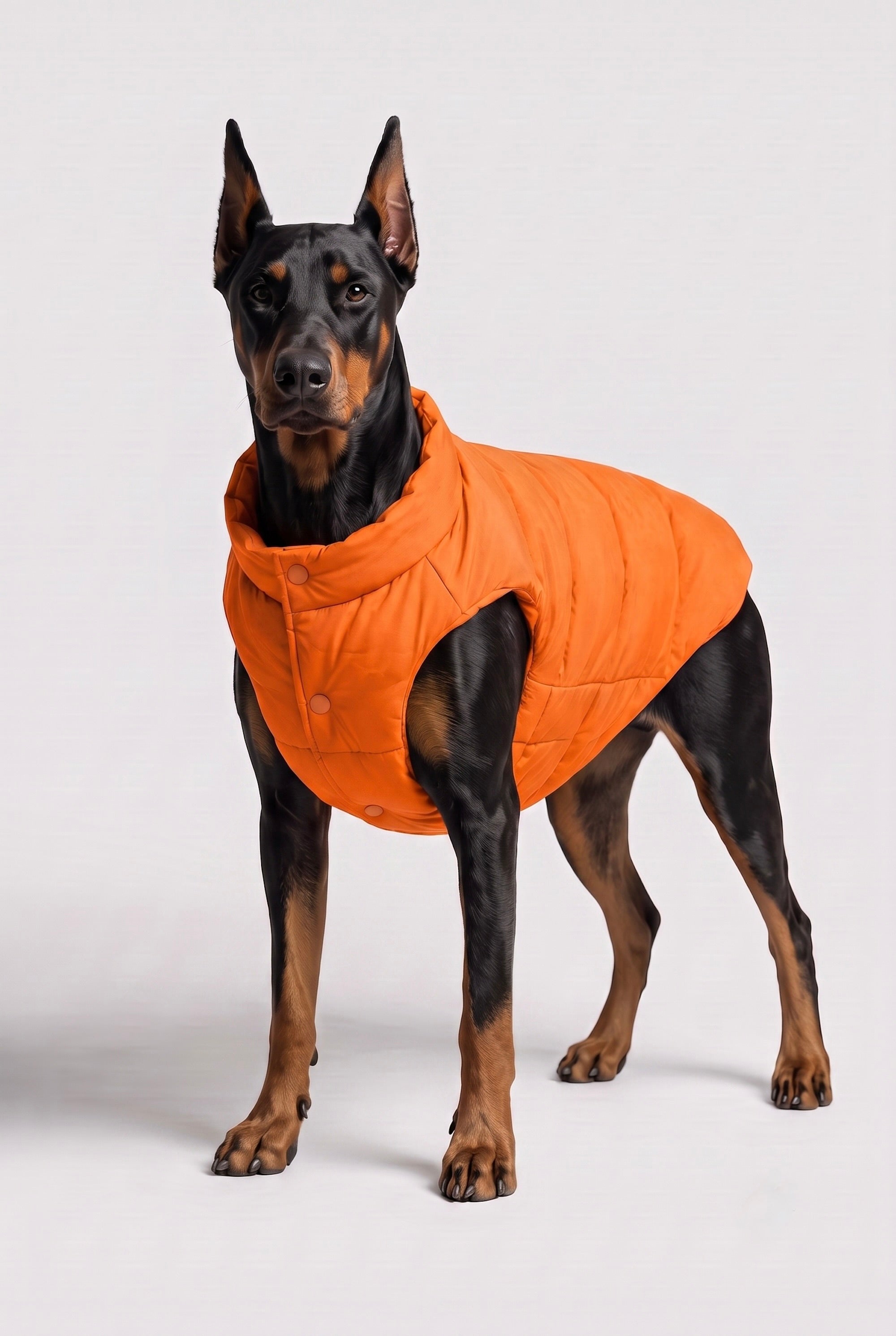 Puff-O Pet Puffer Jacket #color_Bright Marigold