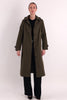 Long Single-Breasted Trench Coat #color_olive,black