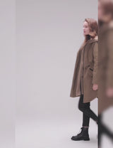 Orolay-Drawstring Waist Fleece-Lined Parka-#color_dark green,dark Red,Black,Beige,navy,Gray,khaki,darkgray