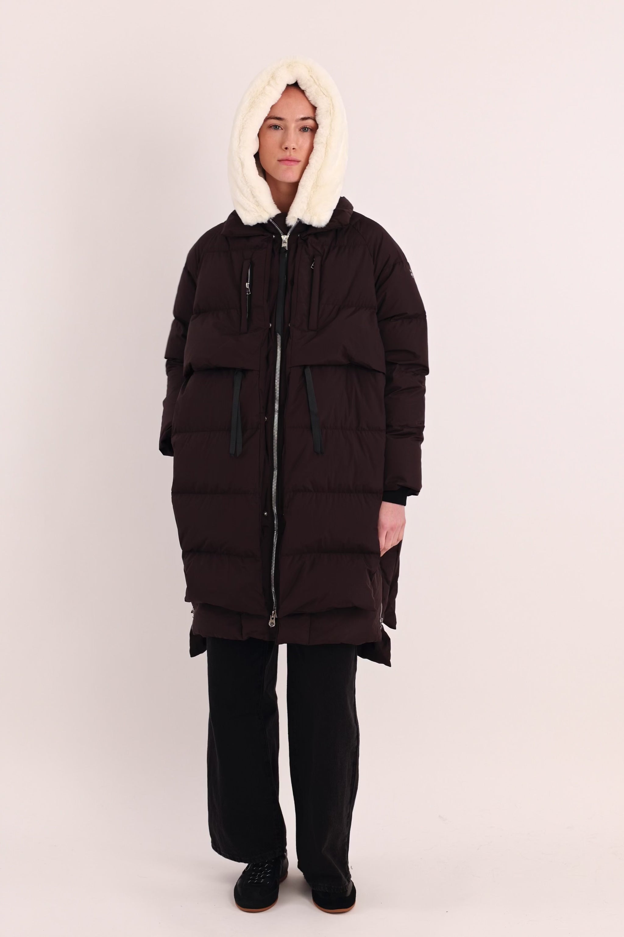 Orolay-Long Winter Puffer Jacket #color_Black,Frosted Almond,Chive,coffee
