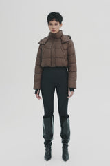 Orolay Urban Essential Short Puffer #color_gray,black,coffee,olive