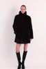 Mid-Length Faux Fur Coat orolay #color_black,coffee