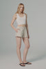Relaxed Linen Drawstring Shorts Orolay #color_Natural Ecru,white