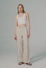 Oversized Linen Wide-Leg Drawstring Pants Orolay #color_Natural Ecru,white,Dark night navy