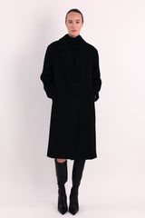 orolay Maxi Wool Coat 4-Button #color_black