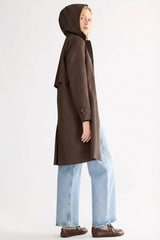 Orolay-Single-Breasted Trench-#color_coffee