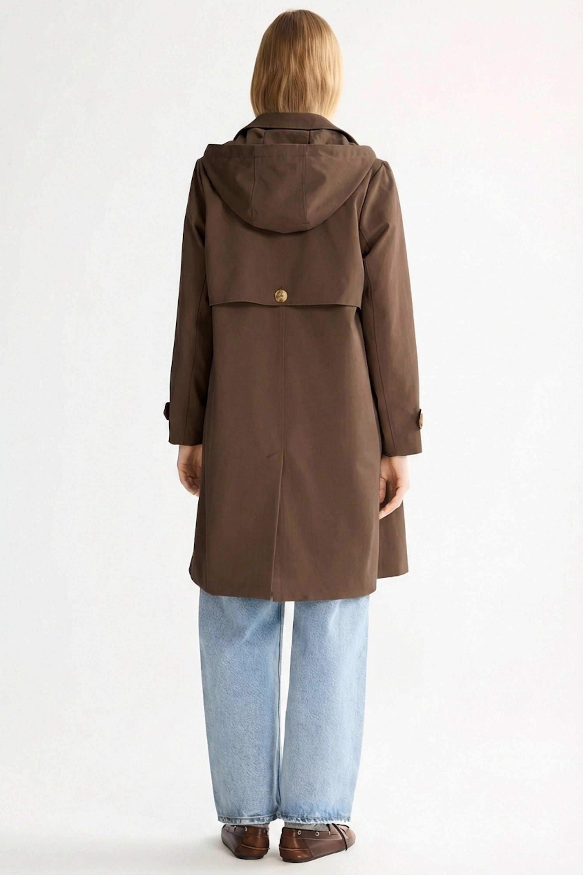 Orolay-Single-Breasted Trench-#color_coffee