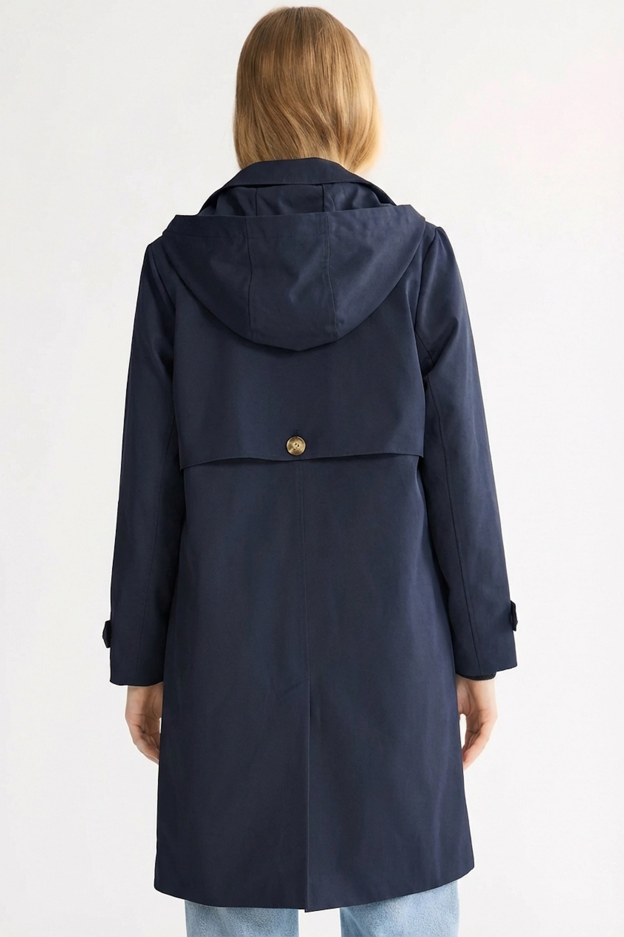 Orolay-Single-Breasted Trench-#color_navy