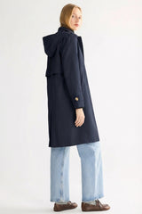 Orolay-Single-Breasted Trench-#color_navy