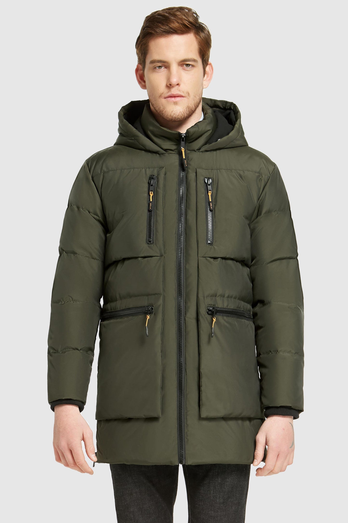 Hooded Thickened Windproof Down Jacket