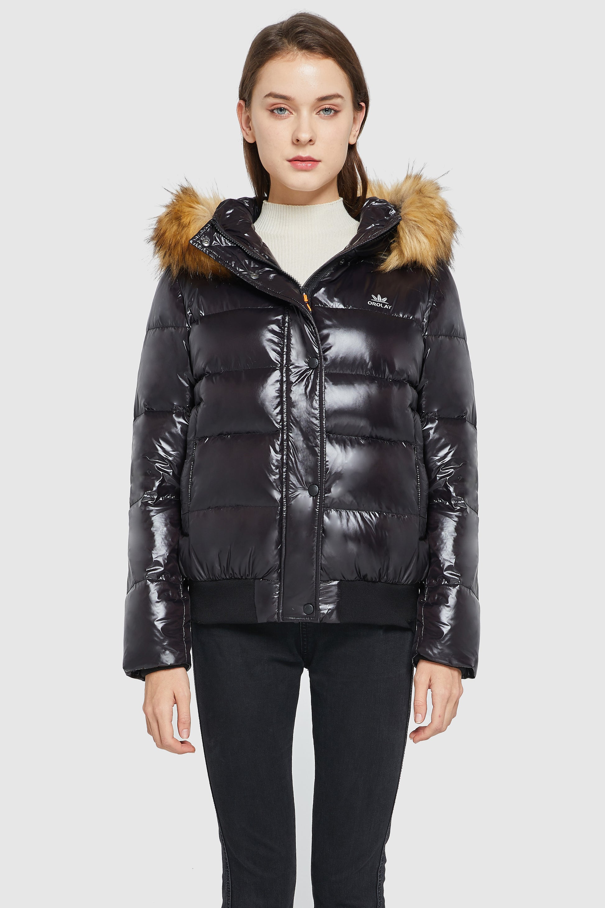 Glossy Nylon Puffer Jacket - Women - Ready-to-Wear