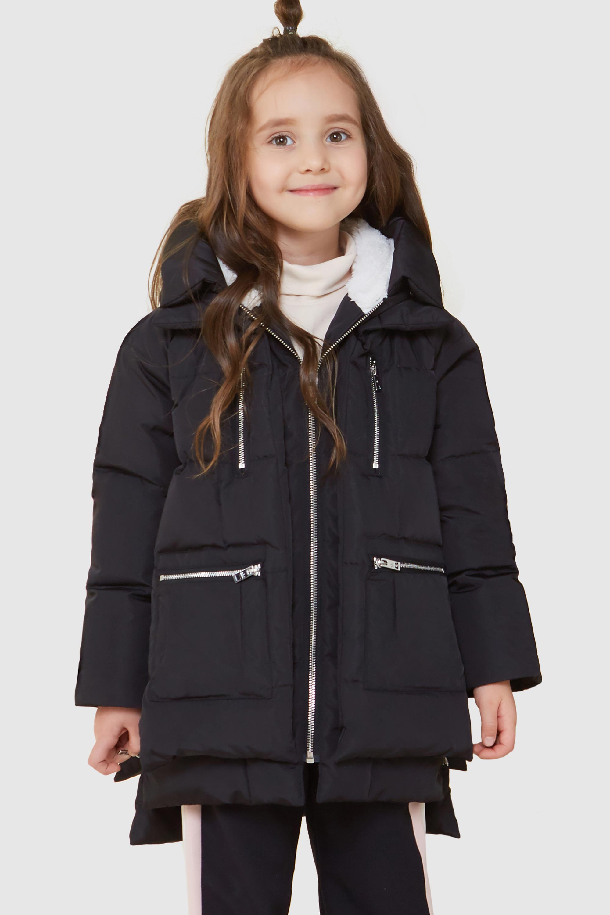 Children Thickened Hooded Down Coat