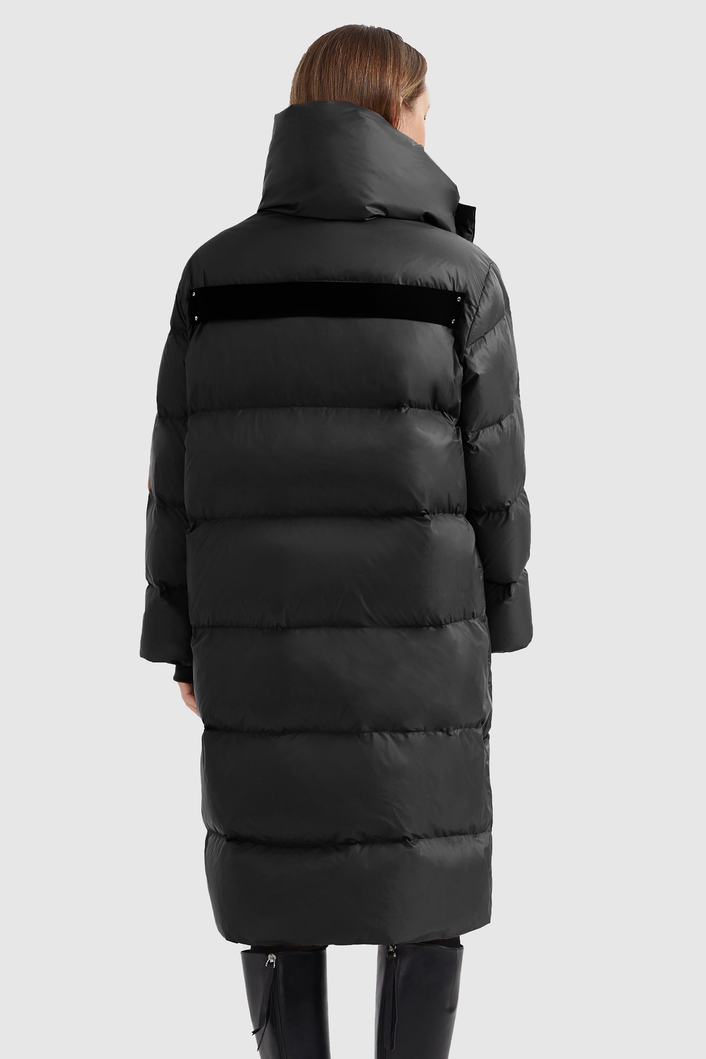 Puffer Long Stylish Winter Jacket with Warm Thickened Collar