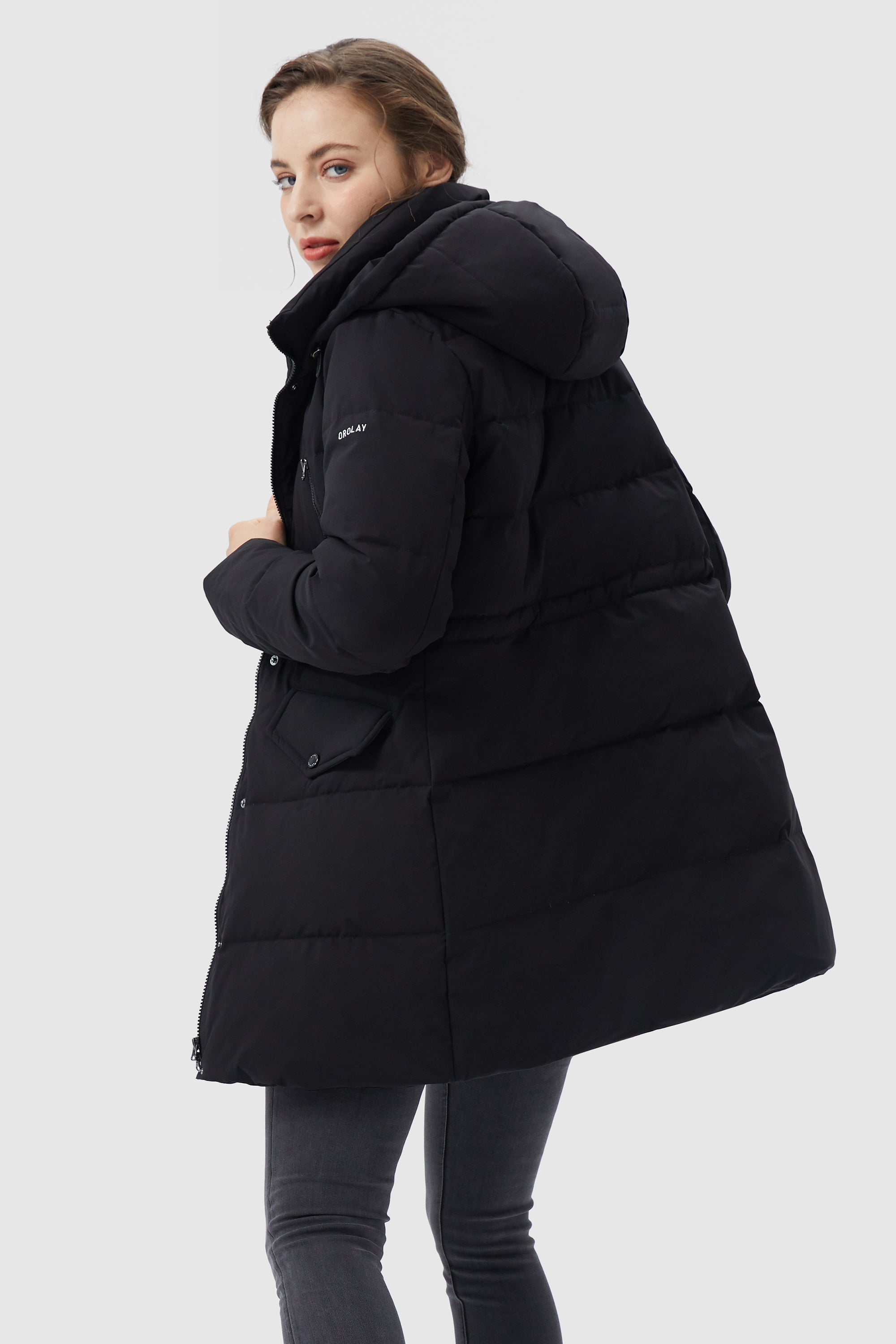 Waterproof Thickened Down Jacket with Hood