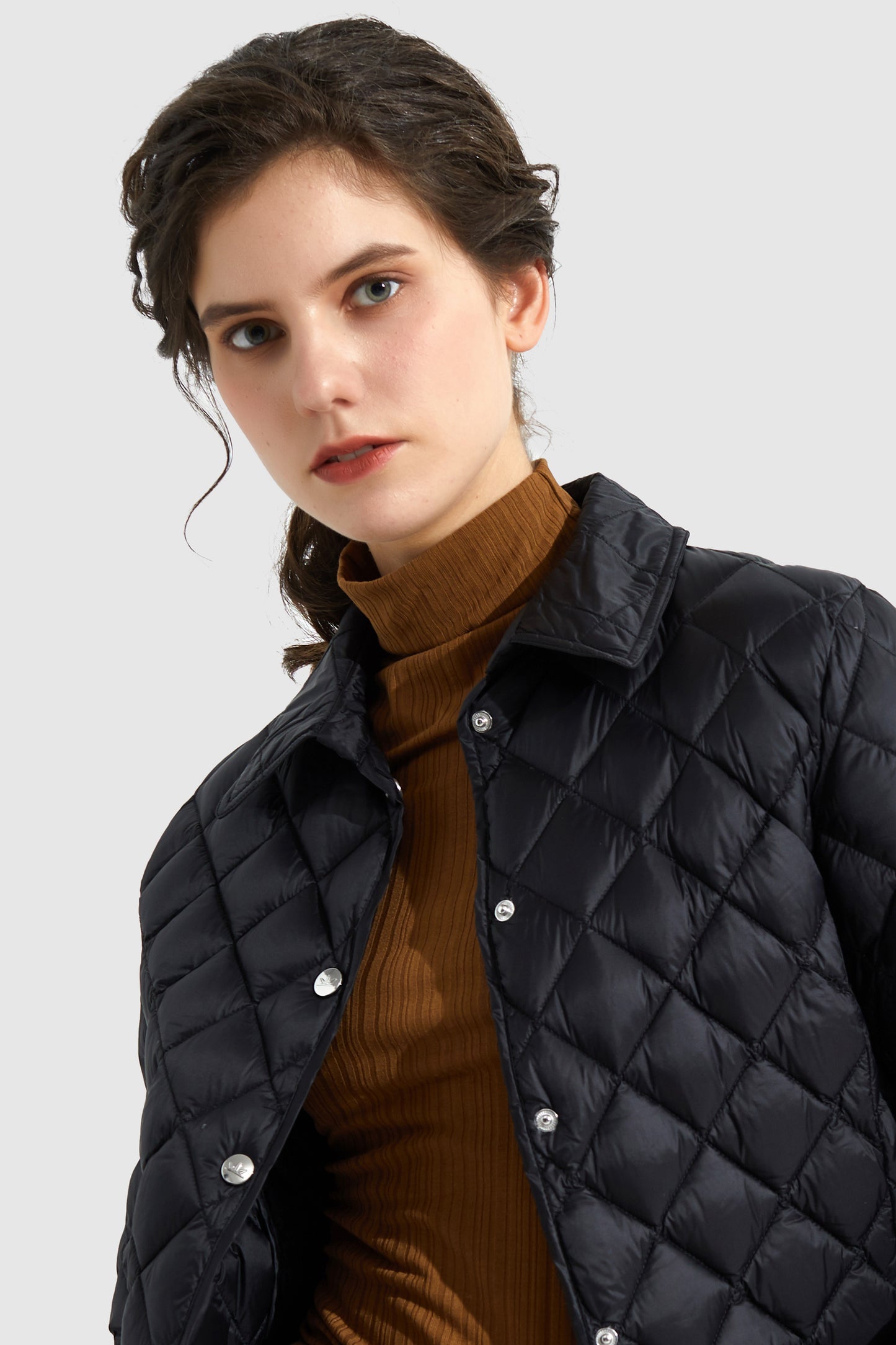 Packable Light Cropped Puffer Jacket