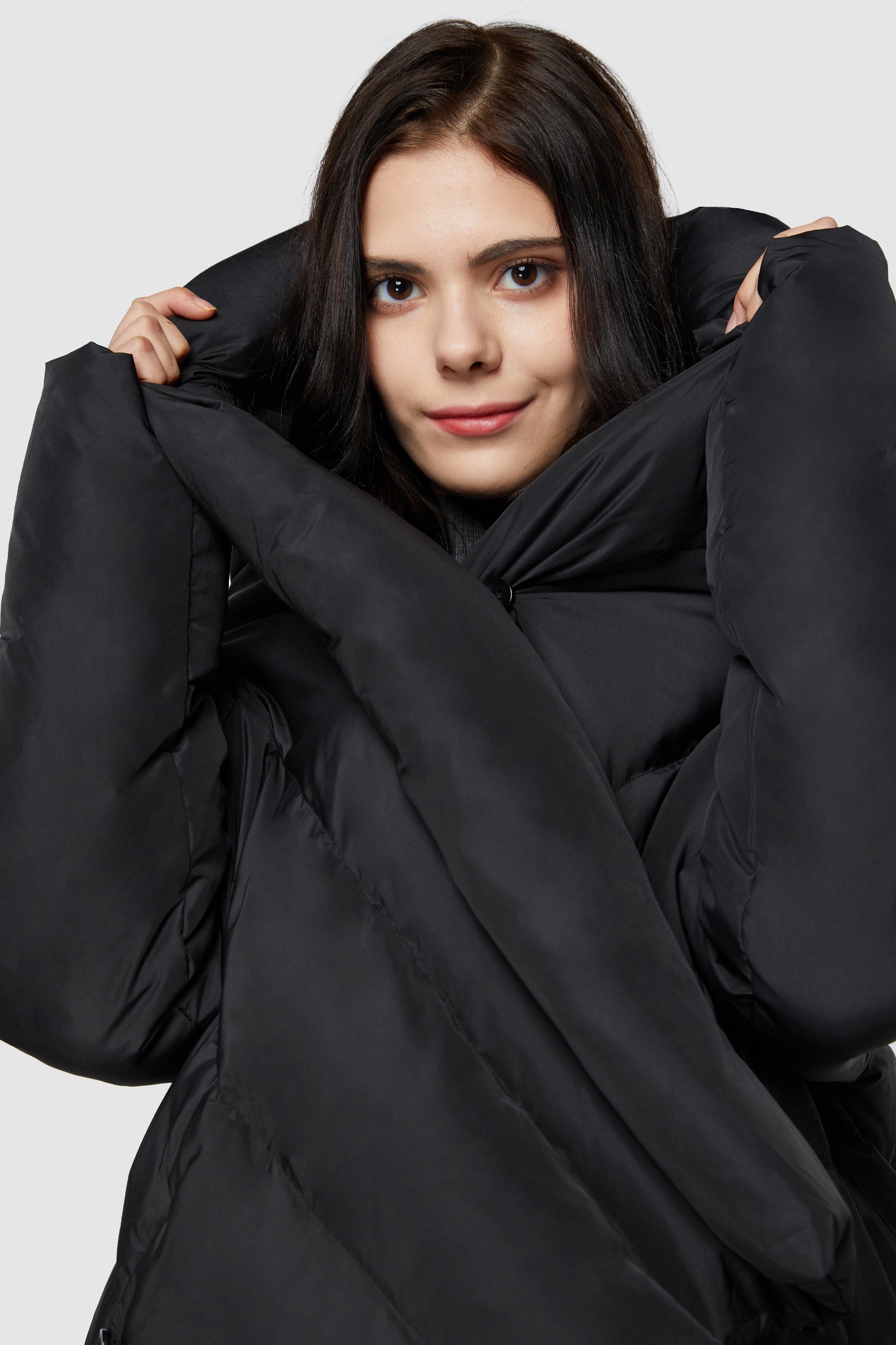 Women's Black Puffer Jackets & Down Coats