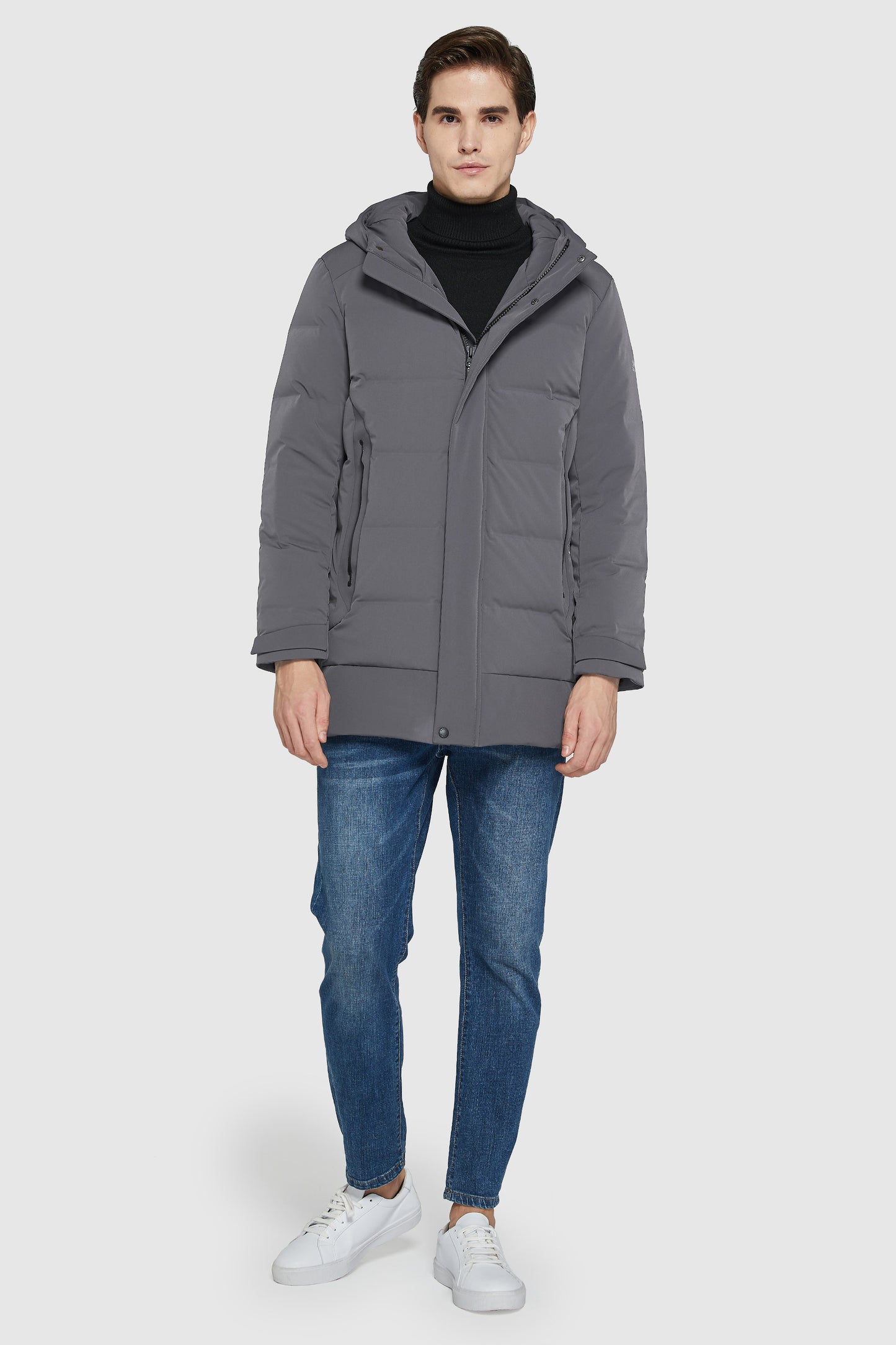 Double Snap Thickened Down Jacket