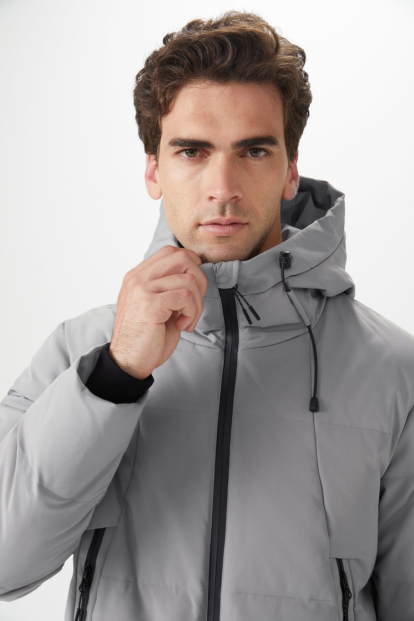 Insulated Warm Hooded Puffer Down Jacket